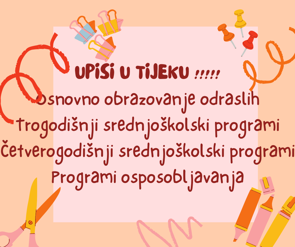 Upisi u tijeku 